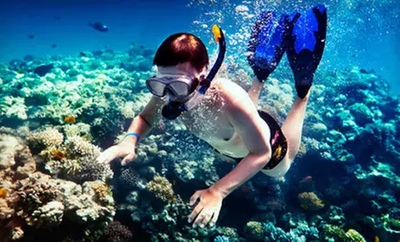 Snorkeling Cruise for a Child or an Adult or a Sunset Cruise for an Adult from Island Magic Catamaran (Up to 52% Off) - Primary Image