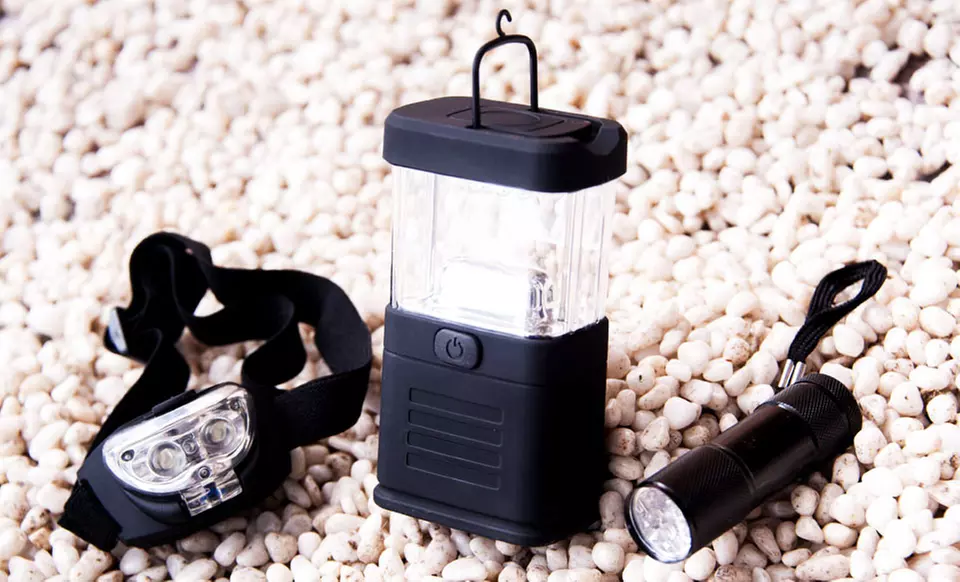 Three-Piece Emergency Light Combo Pack. Free Returns. - Primary Image