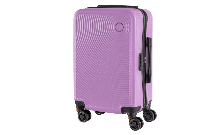 Image 31: ABS handbagage trolleykoffer in 10 kleuren