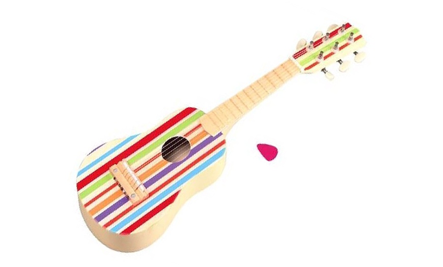 Image 14: Lelin Kids' Wooden Guitar