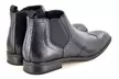 Boots "Chelsea" brogue pour homme - Second Medium
