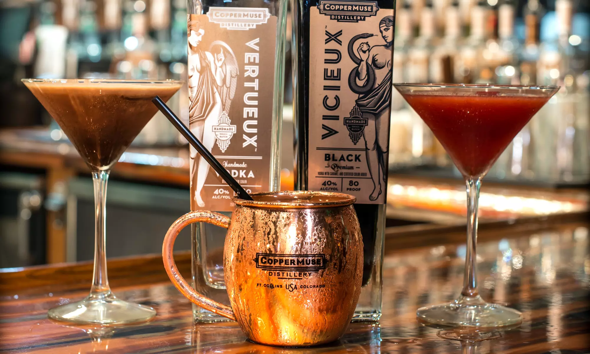 Cocktails for Two with Take-Home Bottle at CopperMuse Distillery (Up to 25% Off) - Primary Image