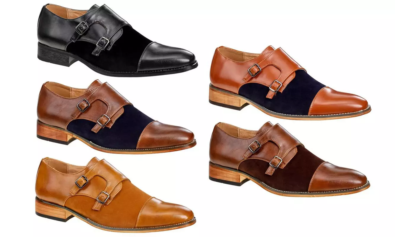 Signature Men's Monk Strap Dress Shoes - Primary Image