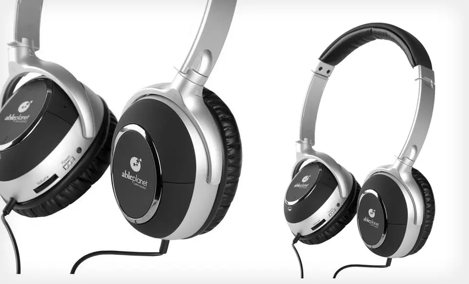 Able Planet Noise-Canceling Headphones (Up to 71% Off). Two Options Available. Free Shipping.  - Second Medium