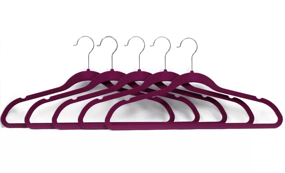 50-Pack of Velvet Hangers - Second Medium