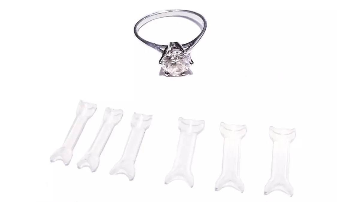 Invisible Ring Sizer with Memory Material (6-Pack) - Primary Image