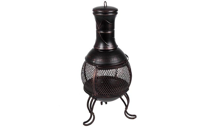 Image 2: Steel Chiminea 