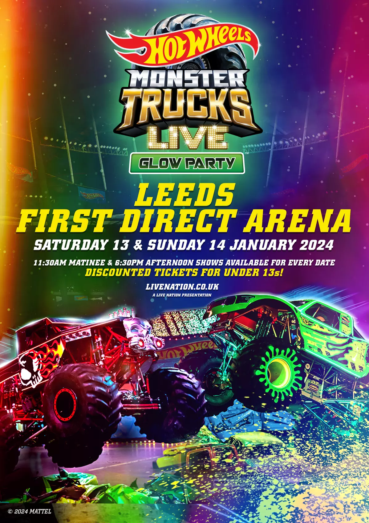 Experience the Ultimate Glow Party with Hot Wheels Monster Trucks Live in the UK! Sunday dates only (45% Off) - Image 6