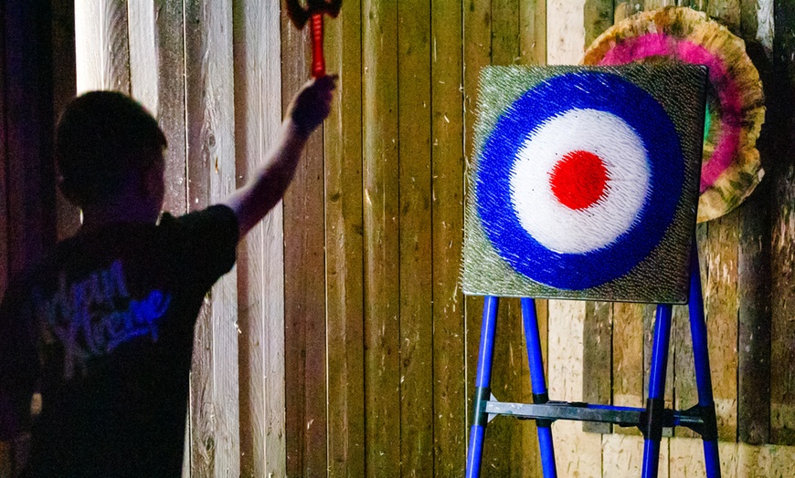 Image 6: One-Hour Axe Throwing and One-Hour Retro Gaming for One, Two, or Four