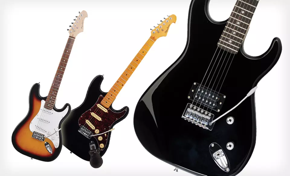 $89 for an Electric-Guitar Set with Mini Amp and Lessons ($129.95 List Price). Three Options Available. Free Shipping. - Primary Image