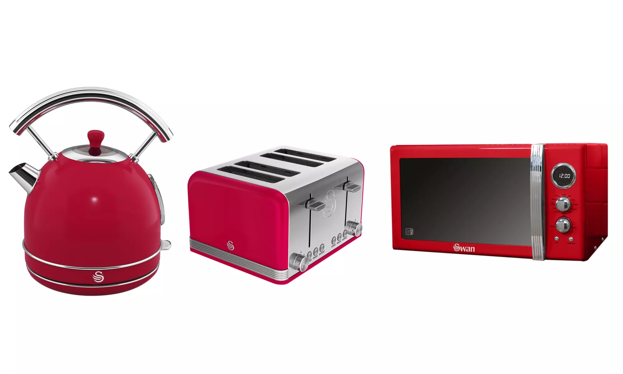 Swan Microwave, Kettle and Toaster Set in Choice of Colour With Free Delivery - Image 6