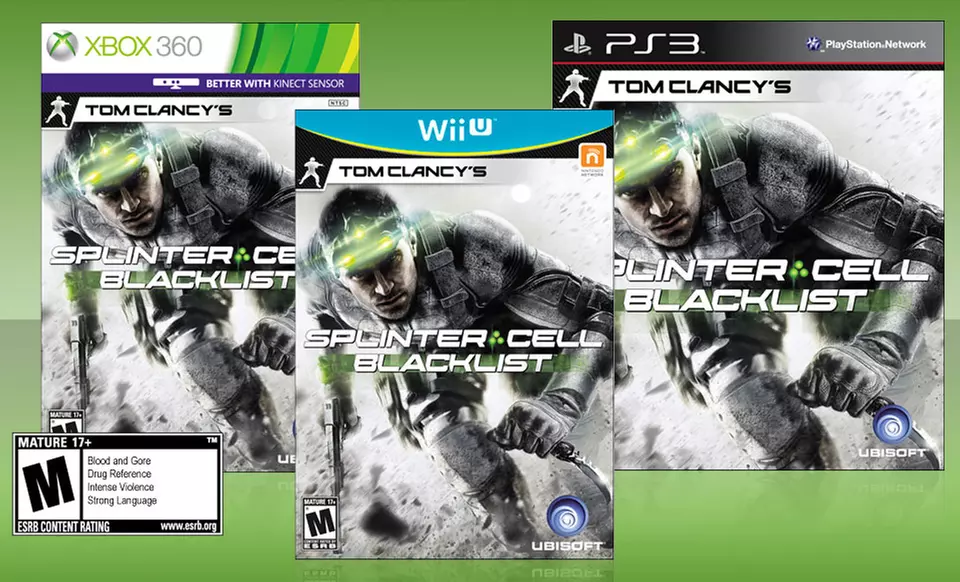 Tom Clancy's Splinter Cell: Blacklist for PS3, Wii U, or Xbox 360.  - Primary Image