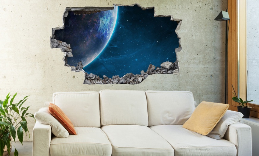 Image 12: 3D Broken Wall Sticker