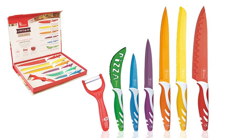 Image 2: Colourful Coated Ceramic Knives