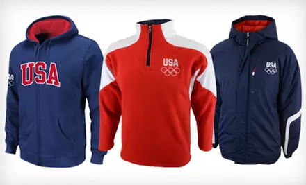 Official Olympic USA Apparel (Up to 64% Off).  Multiple Styles and Sizes Available. - Primary Image