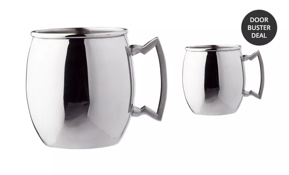 16 Oz. Stainless Steel Moscow Mule Mug 2-Pack. Free Returns. - Primary Image