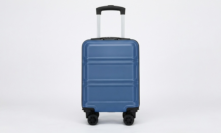 Image 18: Handbaggage koffer van het merk Kono voor onder de stoel