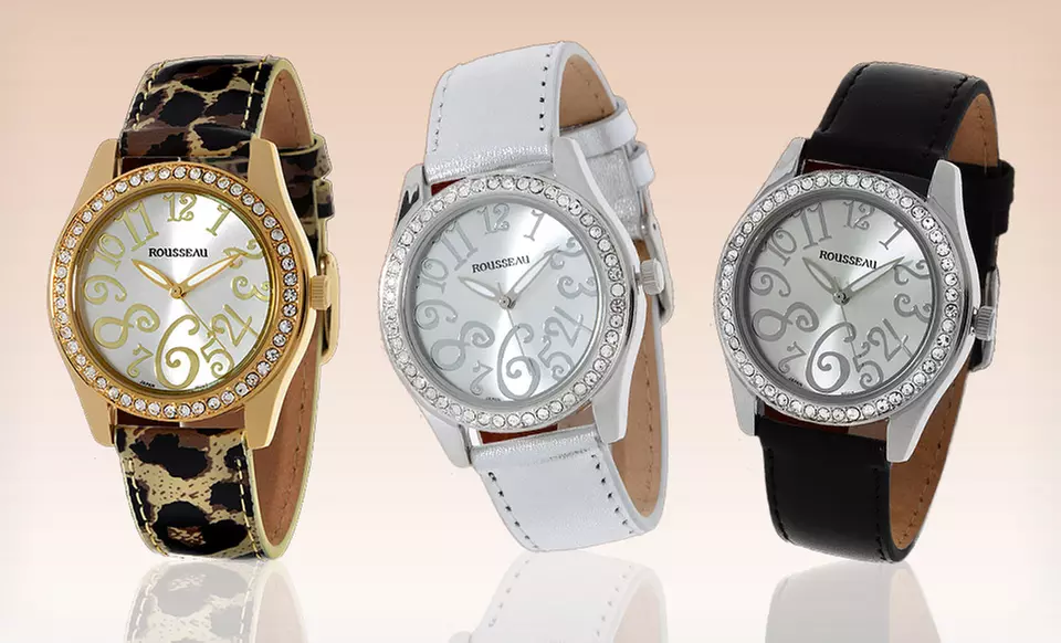 Rousseau Men's and Women's Watches with Metal Cases (Up to 96% Off). Multiple Styles. Free Shipping and Returns. - Primary Image