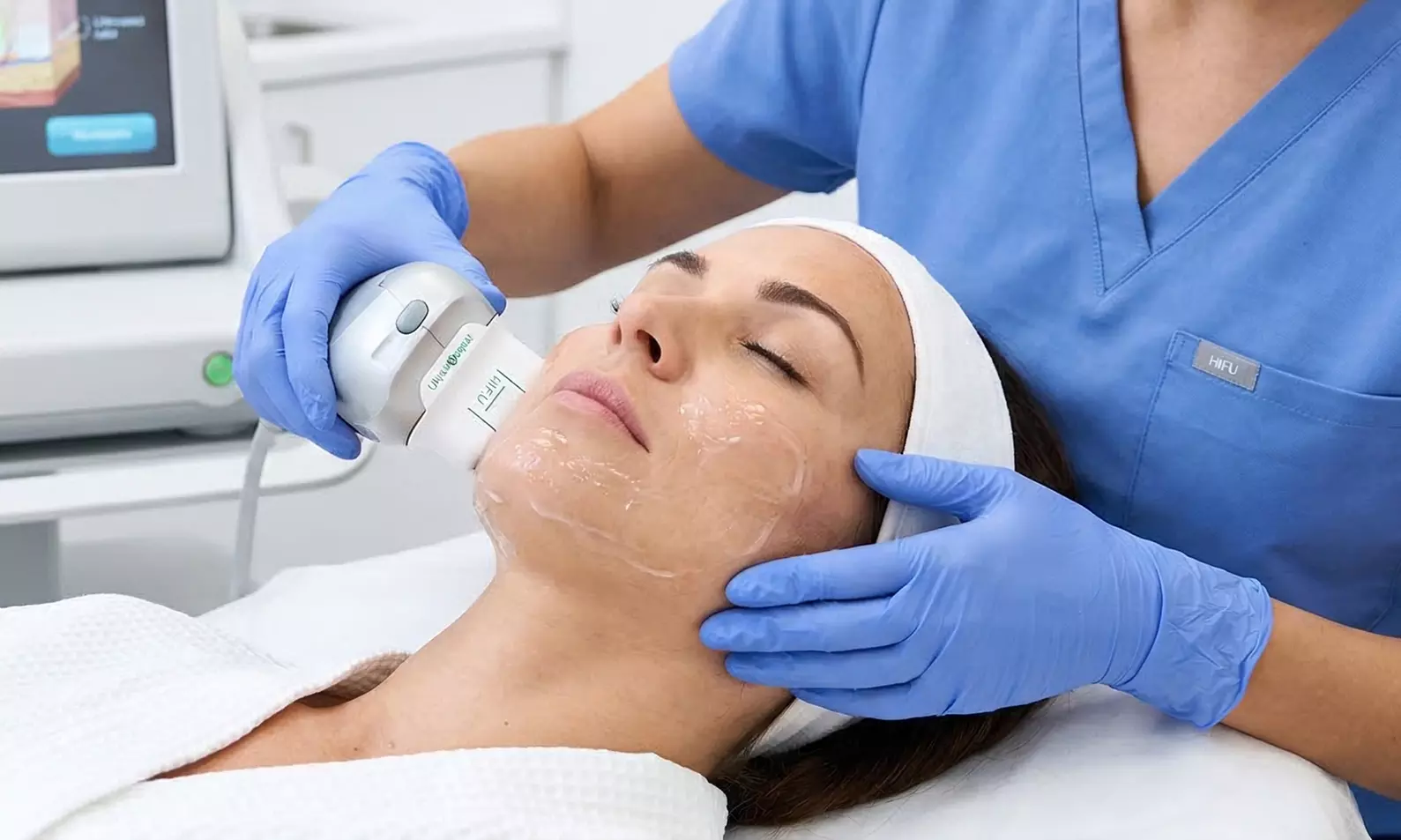 Liftingujący zabieg systemem HIFU na wybrane partie twarzy i ciała