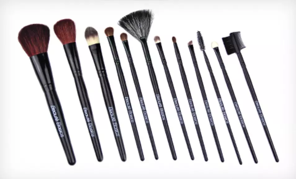 $15 for a Beaute Basics 12-Piece Professional Brush Set ($74.95 List Price). Free Shipping. - Second Medium
