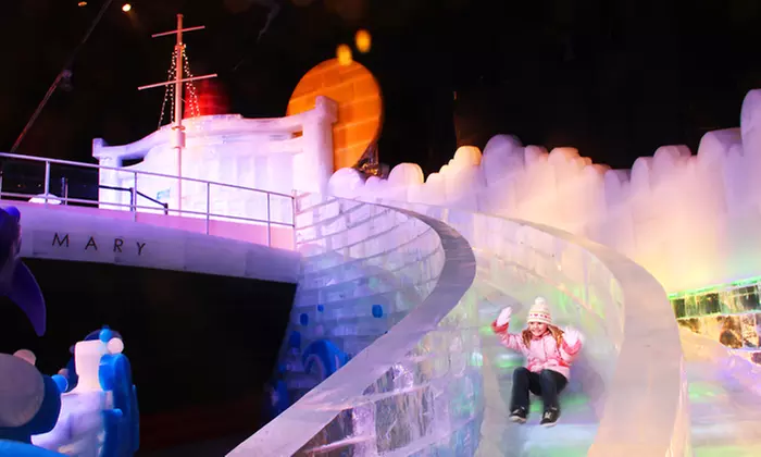 $20 for Entry to The Ice Kingdom at CHILL and a Visit to The Queen Mary ($40.90 Value). Nine Dates Available. - Primary Image