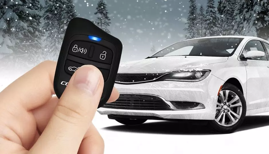 One-Way Remote Car Starter with Installation and Optional Bypass at Mr. Tunes (Up to 26% Off) - Primary Image