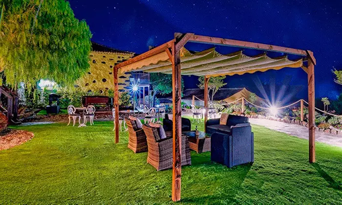 Spa nórdico de leña privado y sauna para 2 con picoteo o cena