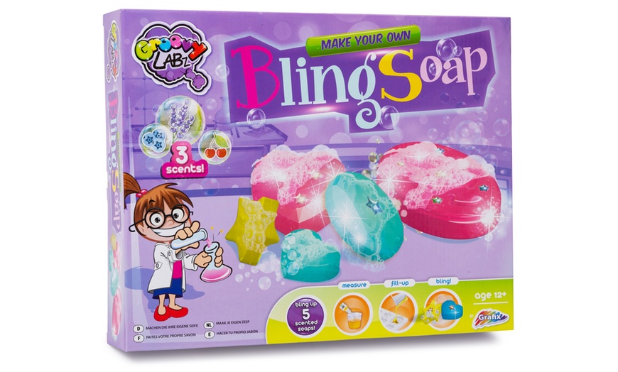 Image 1: Make Your Own Bling Soap Kit