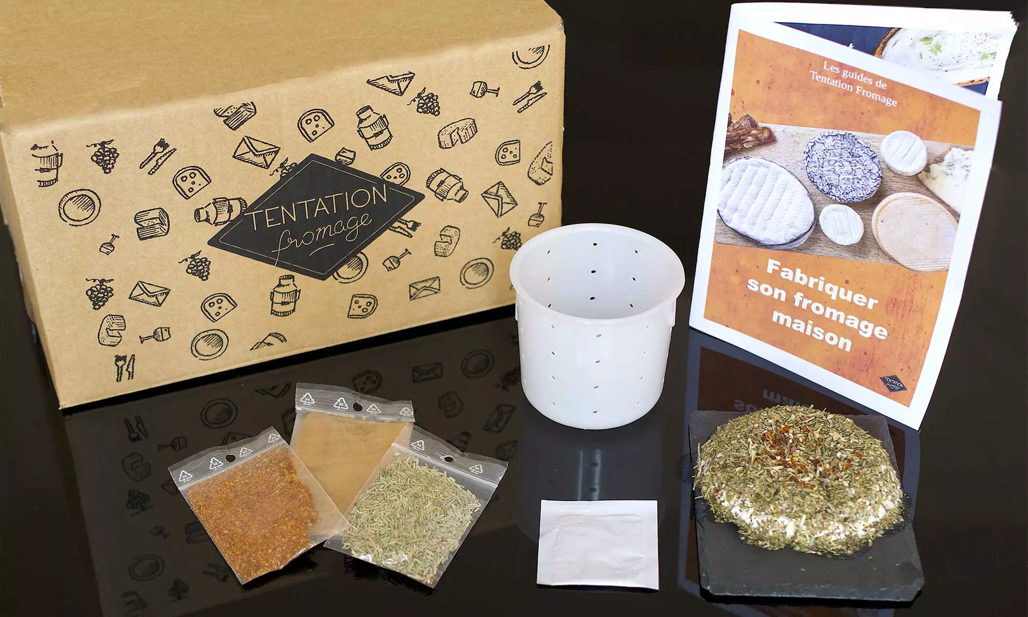Tentation Fromage : 1 ou 2 kits de fabrication de fromage DIY - Primary Image
