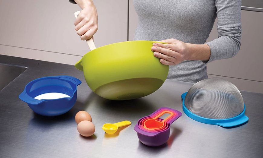 Image 2: Joseph Joseph Nest 9 Plus Mixing Bowl Set