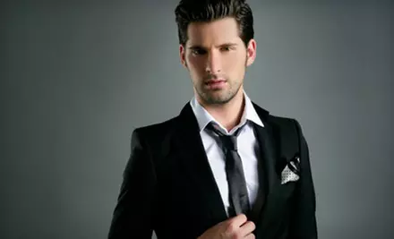 Men’s Haircut, Wash, Style, and Hot-Towel Shave with Optional Mani-Pedi at Taylor & Colt (Up to 61% Off) - Primary Image