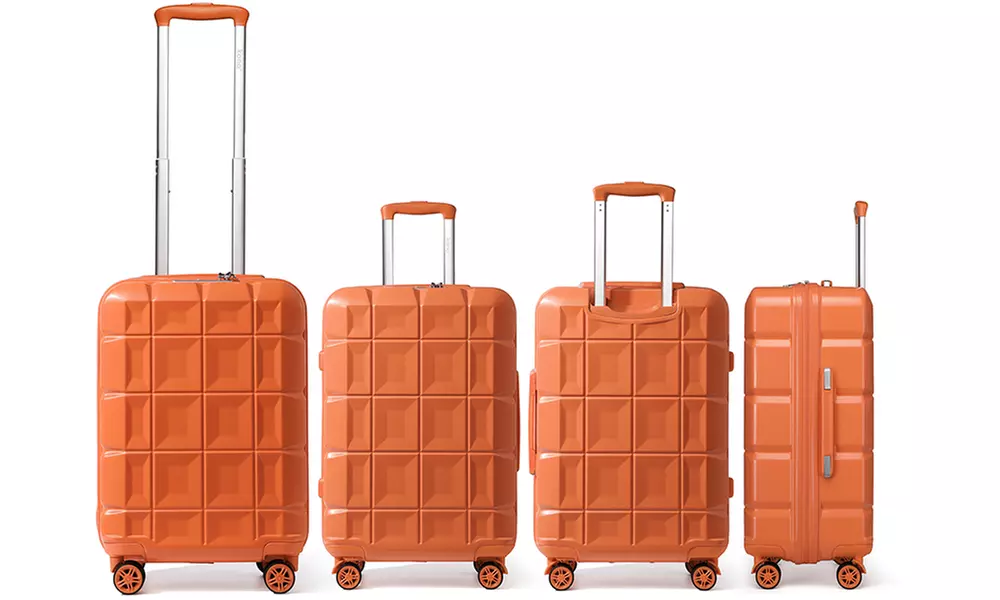 1 of 4 oranje koffers