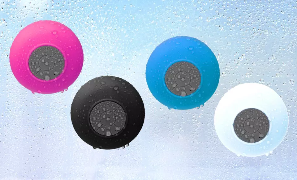 Merkury Innovations Bluetooth Shower Speaker with Mic. Multiple Colors Available. Free Returns. - Primary Image