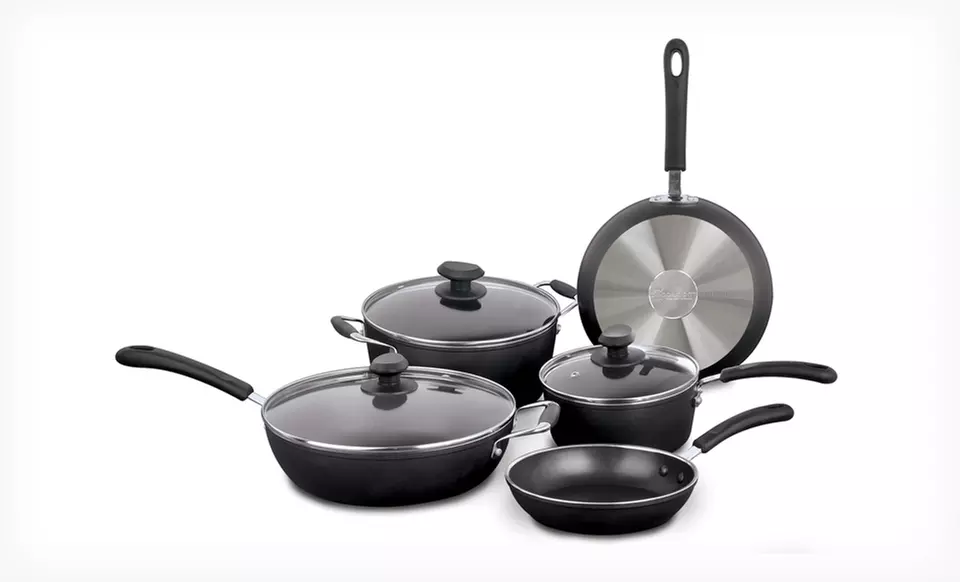 $79.99 for an Ecolution Nonstick Cookware Set ($199.99 List Price). Four Colors Available. Free Shipping and Returns. - Second Medium