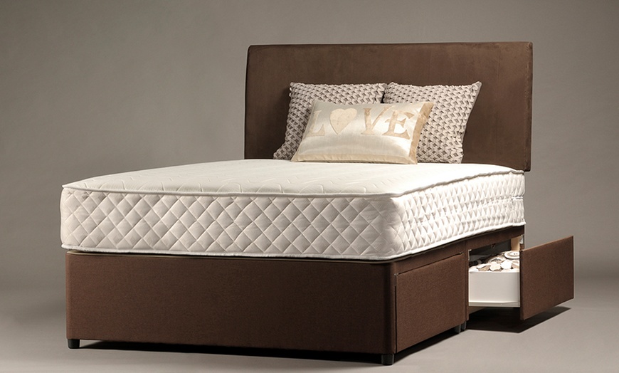 Image 4: Divan Bed and Mattress