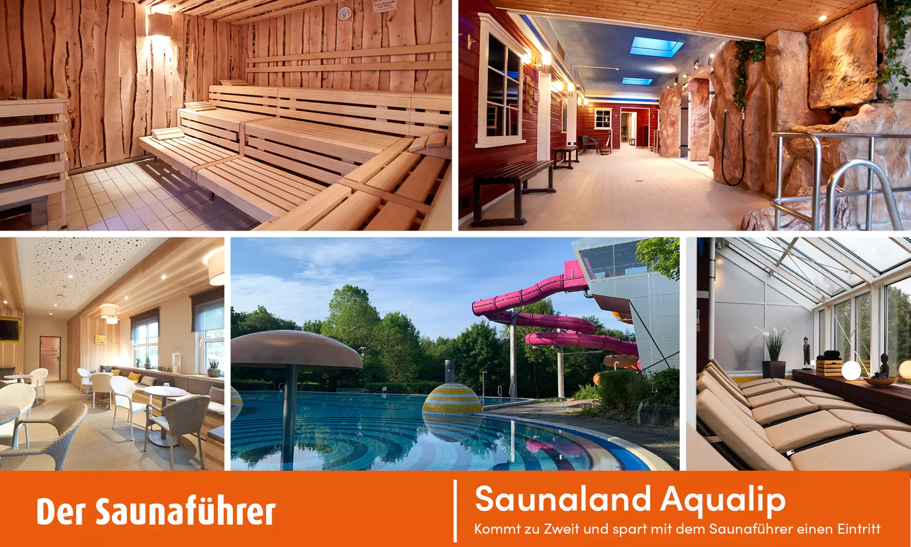 Saunaland Aqualip – eine der beliebtesten Saunen Deutschlands des Saunaführers erleben (bis zu 50% sparen) - Primary Image