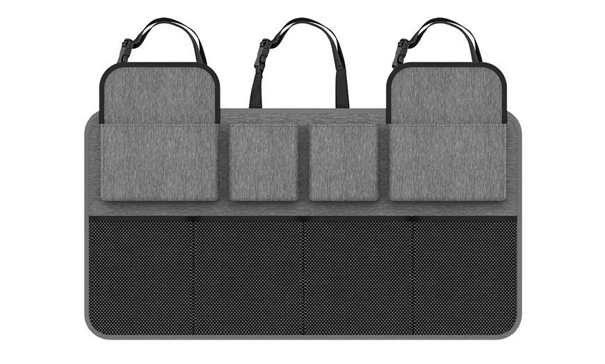 Image 8: Vinsani Deluxe Boot Organiser Black Or Grey