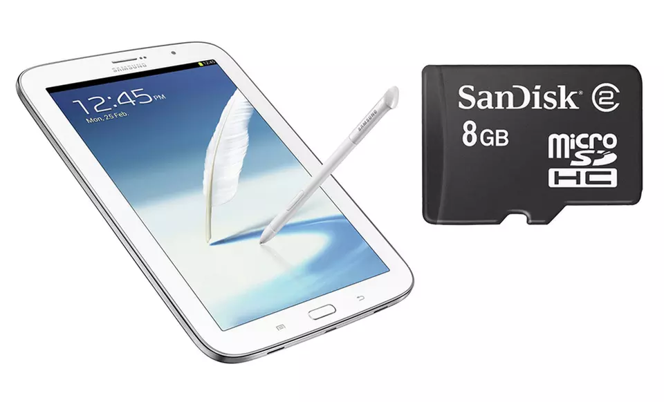 Samsung Galaxy Note 8" Tablet Bundles﻿ (Refurbished). Multiple Options Available from $249.99–$259.99. Free Returns. - Second Medium