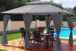 Swing&Harmonie Luxus-Pavillon 3 x 4 Meter mit Seitenwänden in 4 Farben für 159 € inkl. Versand (36% sparen) - Second Medium