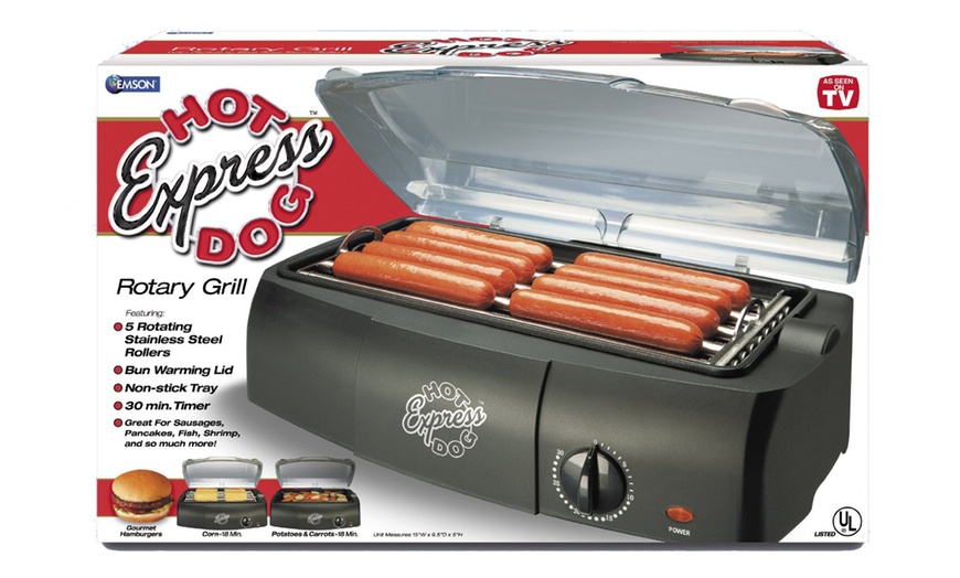 rotary hot dog cooker