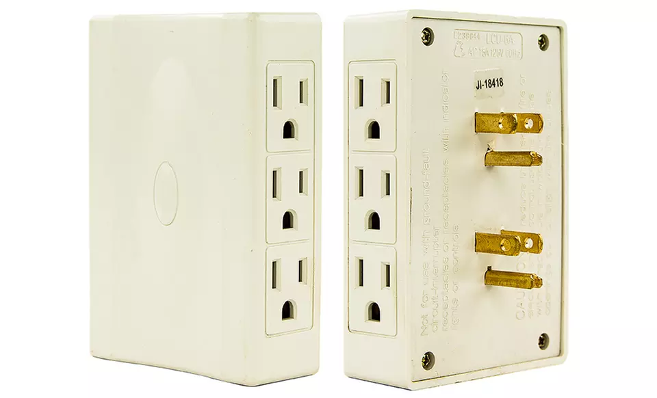 2-Pack of 6-Outlet Wall Taps - Second Medium