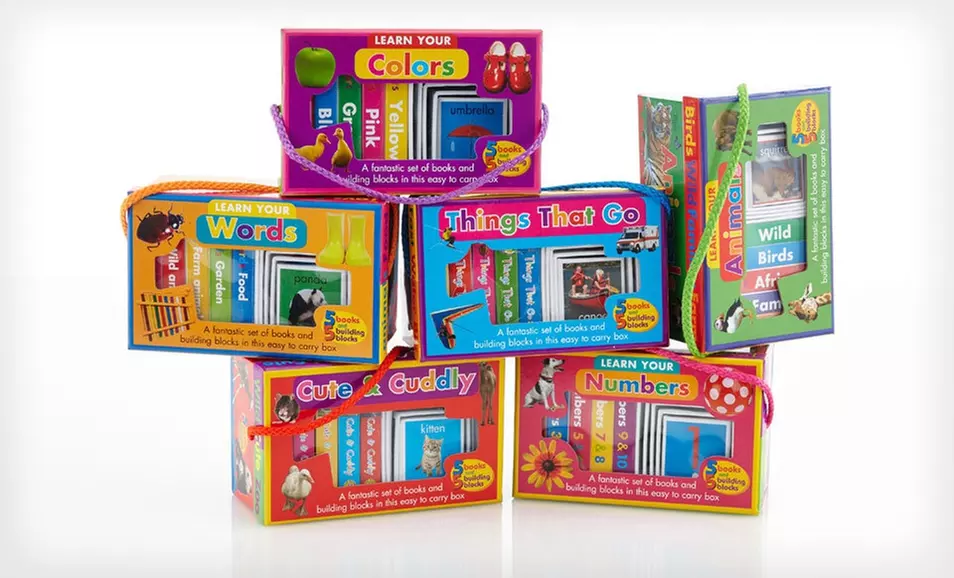 $30.99 for a Children's Building-Blocks and Book Set ($89.70 List Price) - Second Medium
