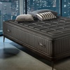 Image 1: Matelas King Noir 30cm à Ressorts Ensachés