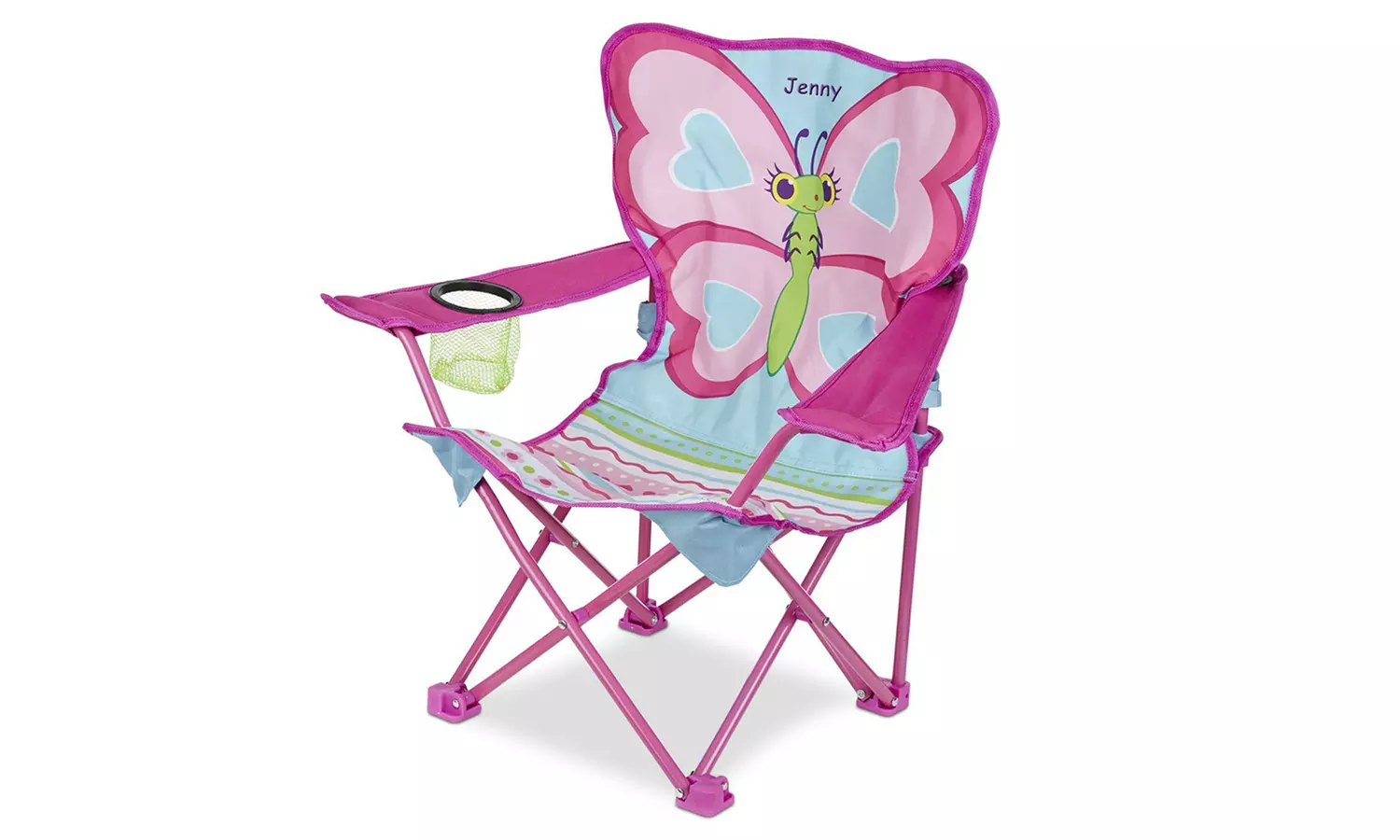 Melissa And Doug Personalized Cutie Pie Butterfly or Giddy Buggy Camp Chair from 1800Housewares.com (33% Off) - Second Medium