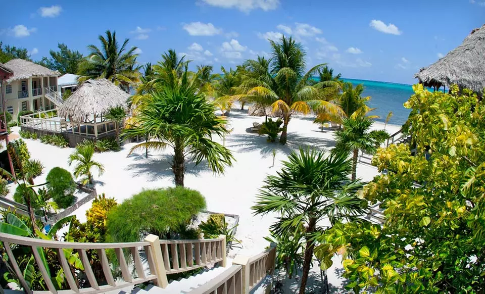 3-, 5-, or 7-Night Stay with Some Meals and Optional Snorkeling at Exotic Caye Beach Resort in Ambergris Caye, Belize - Primary Image