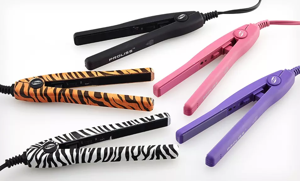 $17.99 for a Portable Proliss Travel-Size Flat Iron ($80 List Price). 5 Colours Available. - Primary Image