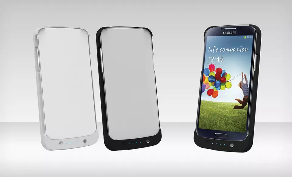 Urge Basics Galaxy S4 Power Bank Case in Black or White - Primary Image