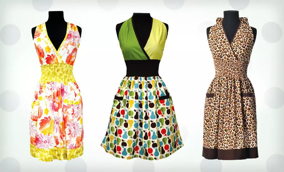 Retro-Inspired Apron (Up to 58% Off). 12 Options Available. Free Returns. - Second Medium