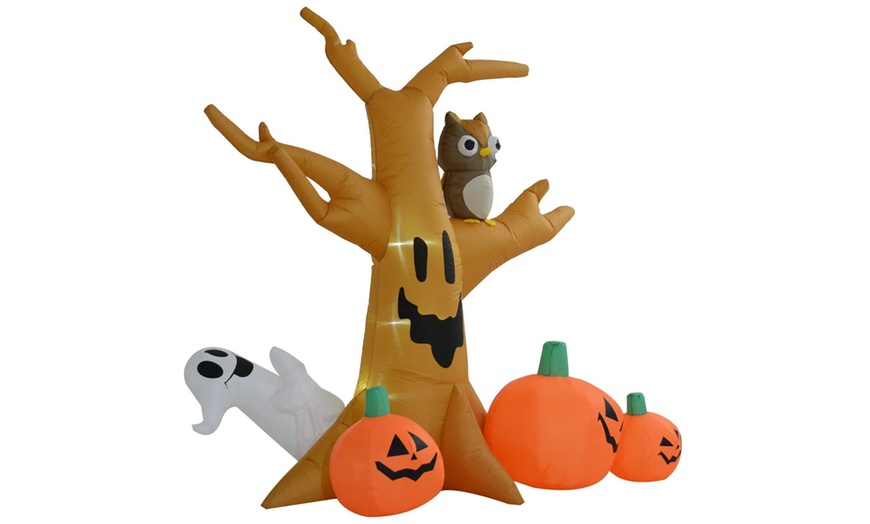 Image 4: HomCom Halloween Ghost Tree
