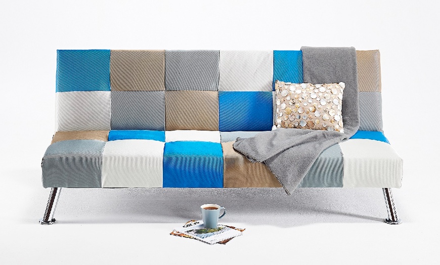 Image 3: Patchwork Sofa Bed